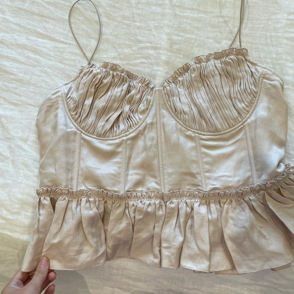 H&M X BROCK COLLECTION Corset Tank limited edition